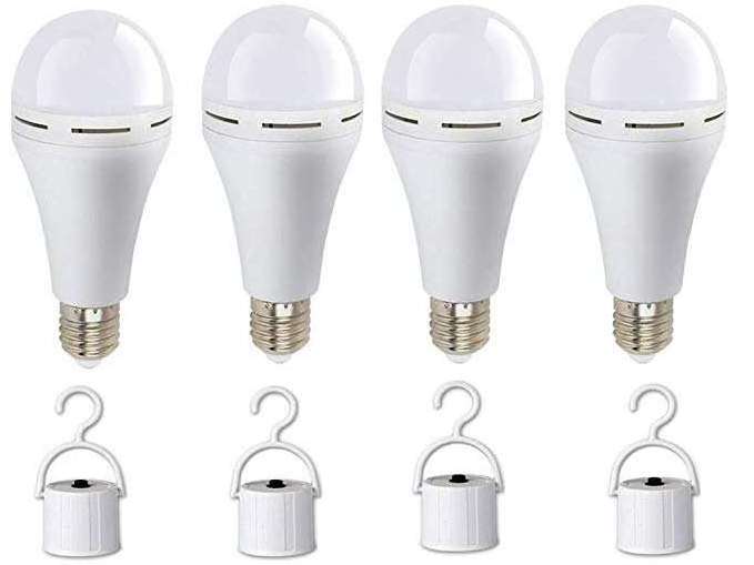 China Manufacturers 100LM/W 9W 12W 15W E27 E26 B22 Smart Charge Emergency Rechargeable LED Light Bulb