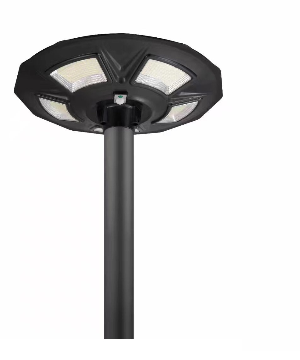 All In One Energy Saving Flying  Motion Sensor Round 500w solar led street light outdoor waterproof garden lighting