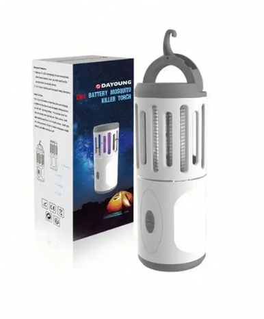 Portable outdoor led camping lantern electronic bug zapper insect mosquito killer lamp flashlight