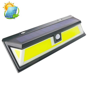 New 118/180 Led COB Solar Lights Outdoor Wireless Waterproof Motion Sensor Lights Wide Angle Solar Wall Security Lights