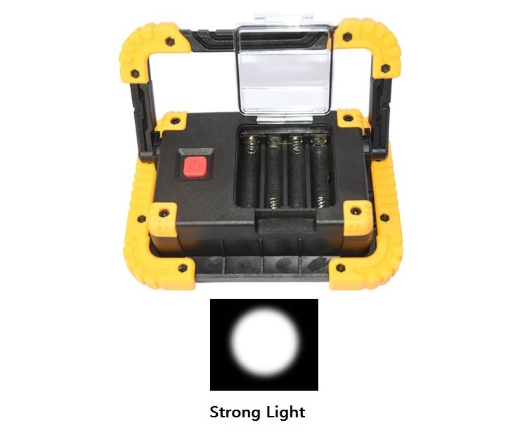 12V Portable 8W/15W usb rechargeable battery inspection lamp cob Led work light