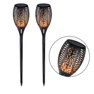 12/33/51/72/96led Light Flickering Waterproof Garden Decor Landscape Lawn Lamp Path Lighting Solar Flame Torch Outdoor Light