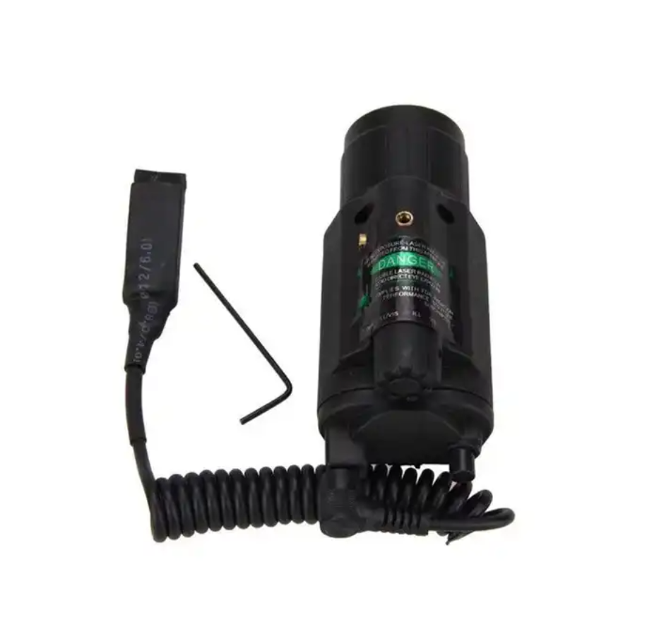 650nm Red or Green  Aiming Laser Super BrightTactical Lamp Light Led Flashlight Fit For 20mm With Tail Switch