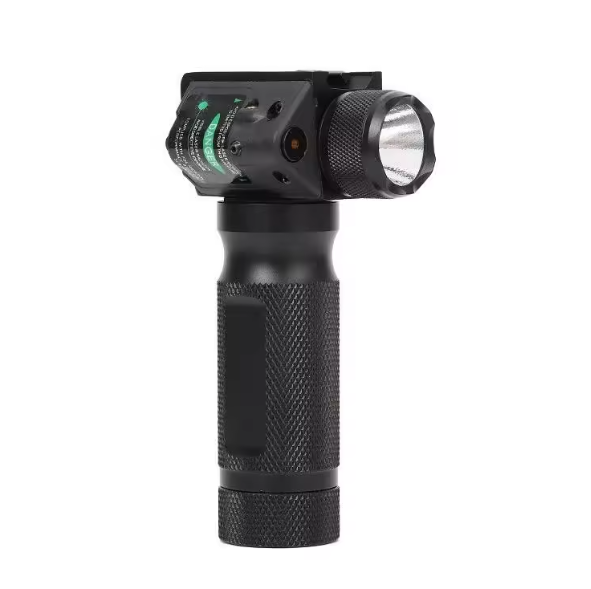 Professional Torch Tactical red/green dot laser sight grip with integrated led flashlight combo scope