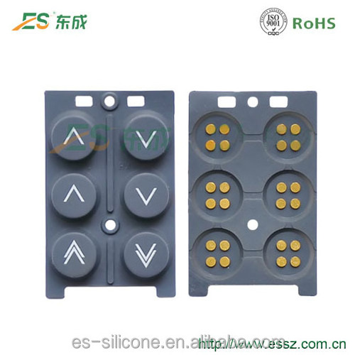 Silk-screen Printed LED Silicone Keypad Membrane Switch For Medical Equipment