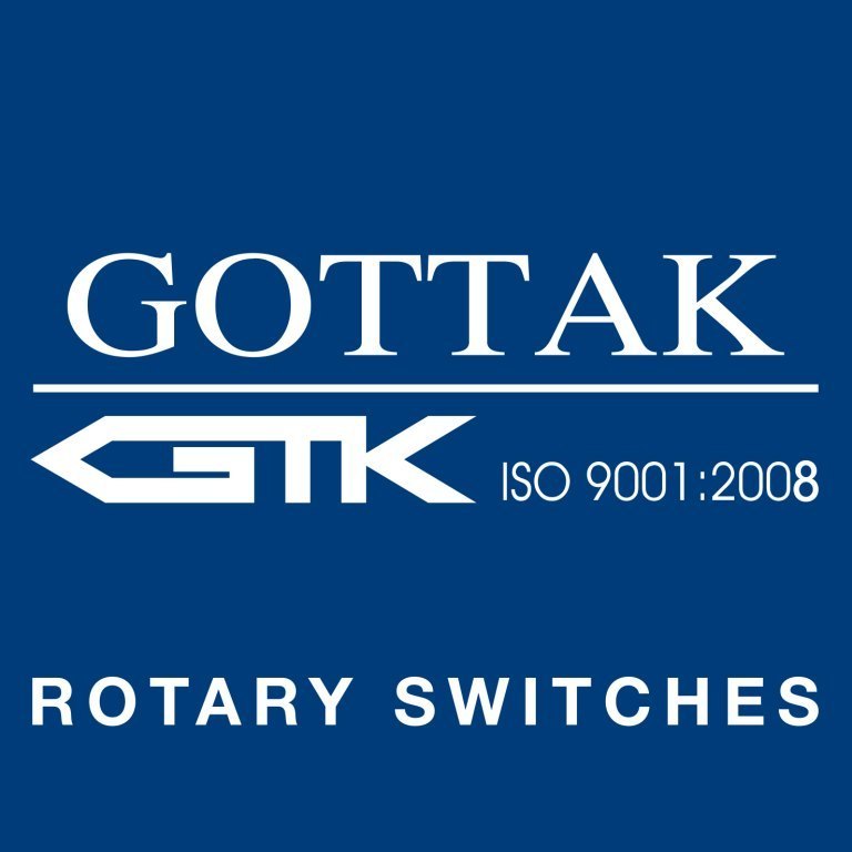 GOTTAK S.L. 25 Amps Rotary Switch for Household Appliances 250 V 400 V 50000 4-RH ES for Category Rotary Switches