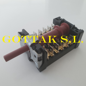 GOTTAK High Quality 7 Position Bakelite Oven Rotary Selector Switch Black 250 - 400 GOTTAK S.L. 20 Amp 50.000 7-LAK ES 20 Amp