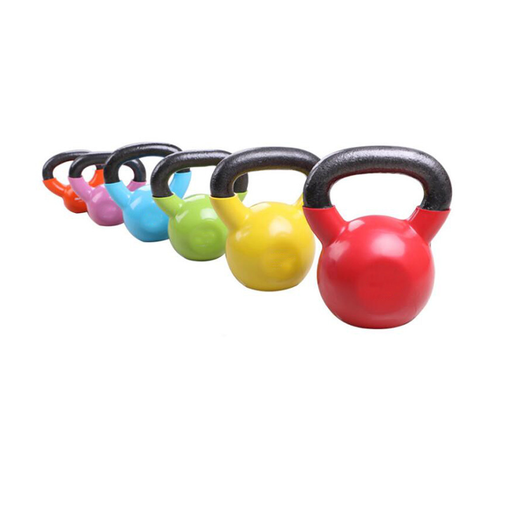 Weight Eco Friendly Gym Equipments Steel Kettle Bell E-Coating Unfilled Competition Cast Iron Kettlebell Set