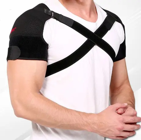 Double Shoulder Support Brace Shoulder Protector Wrap Double Shoulder Strap For Outdoor Hiking Lifting Sports