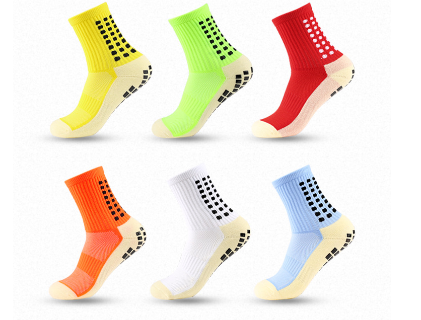 Wholesale breathable Anti Slip Soccer Socks Sports Wear Custom Design Non-Slip Football Grip Socks