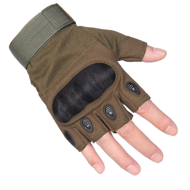 Outdoor Sports Breathable Comfortable Wear Resistant Half Finger Tactical Gloves