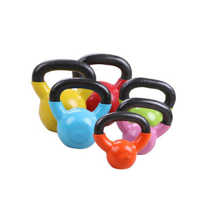 Weight Eco Friendly Gym Equipments Steel Kettle Bell E-Coating Unfilled Competition Cast Iron Kettlebell Set