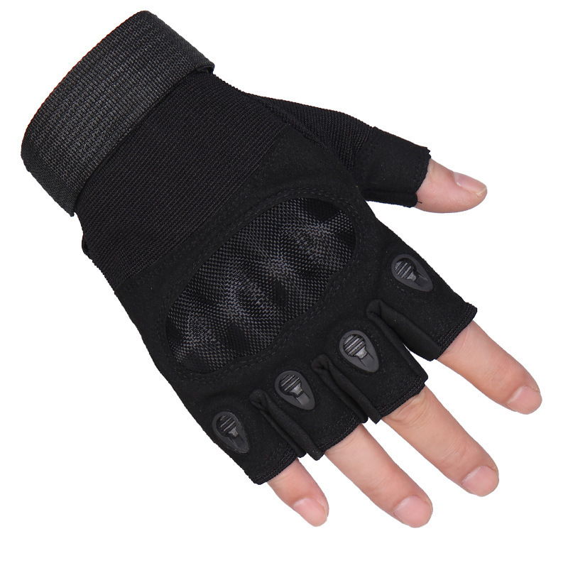 Outdoor Sports Breathable Comfortable Wear Resistant Half Finger Tactical Gloves