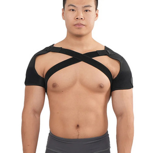 Double Shoulder Support Brace Shoulder Protector Wrap Double Shoulder Strap For Outdoor Hiking Lifting Sports