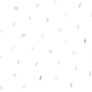 HIGH QUALITY MADE IN SPAIN INFANTILE WALLPAPER ROLL "PIPPO" MUSICAL NOTES LITTLE PARADE PINK