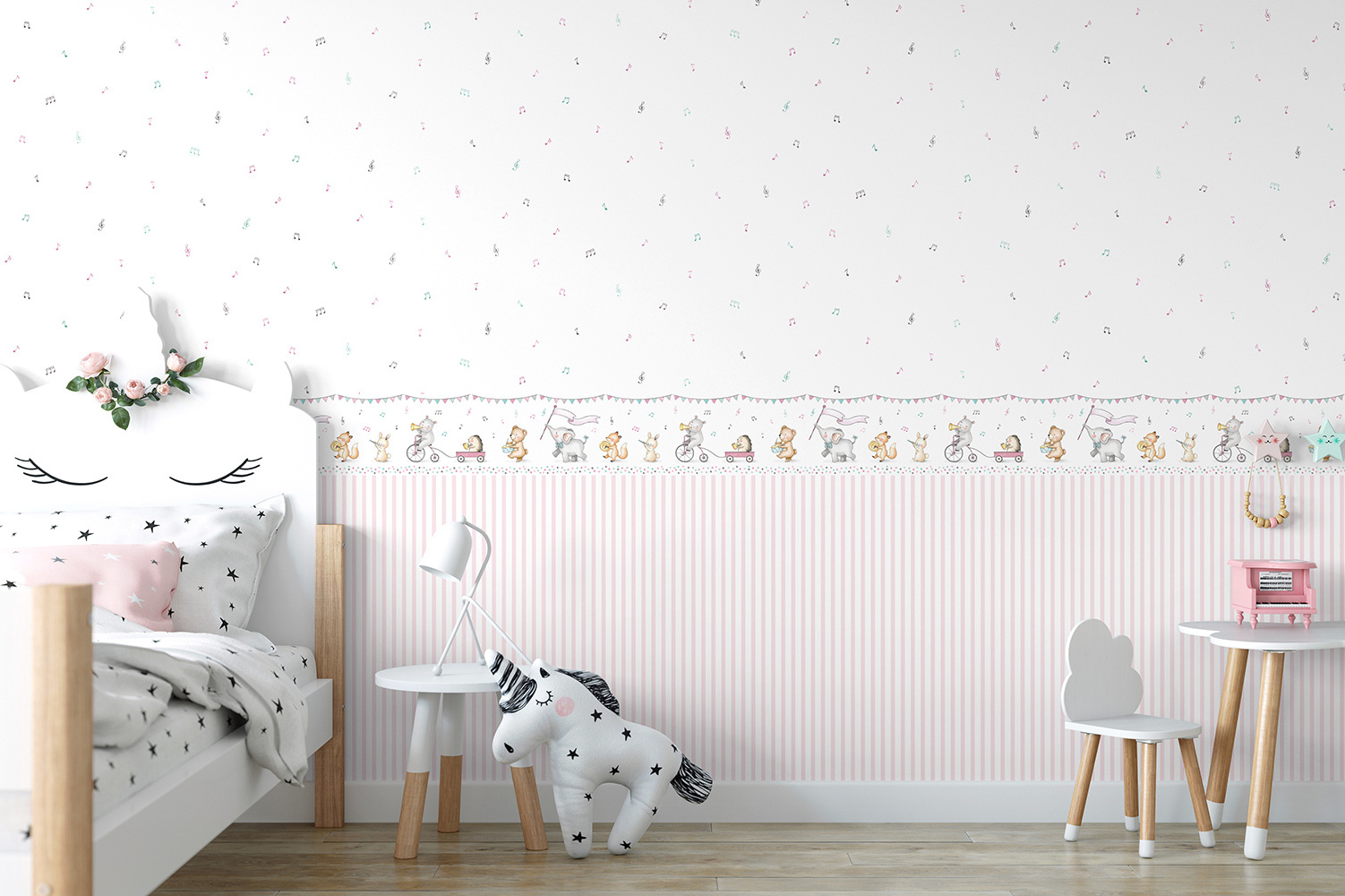 HIGH QUALITY MADE IN SPAIN INFANTILE WALLPAPER ROLL 