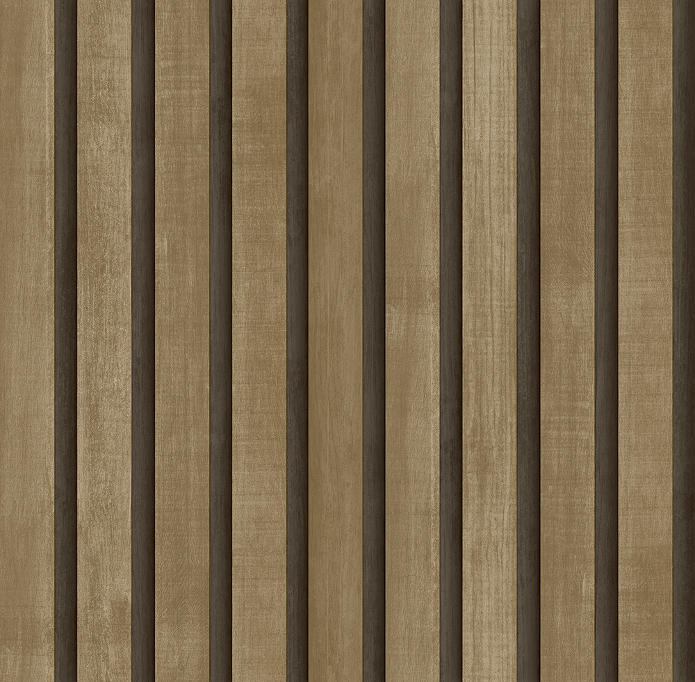 HIGH QUALITY MADE IN SPAIN MODERN WALLPAPER ROLL ELEMENTS SLAT WALL BROWN BLACK