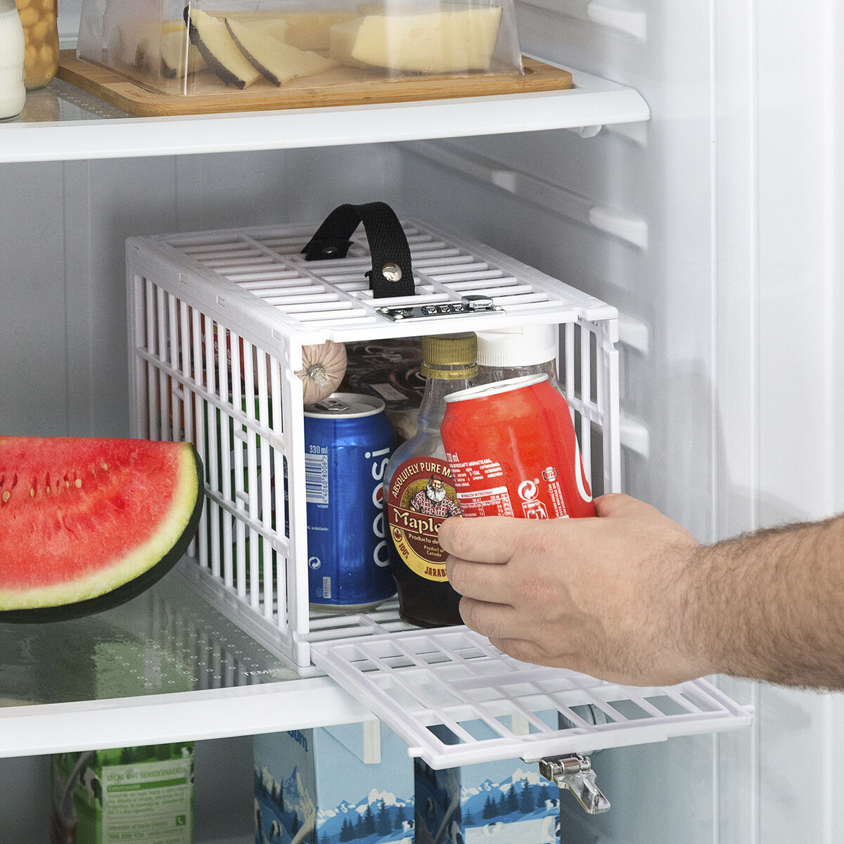 Safety Lock for Fridge Food InnovaGoods | safety box safety cage fridge locker accessories for refrigerators