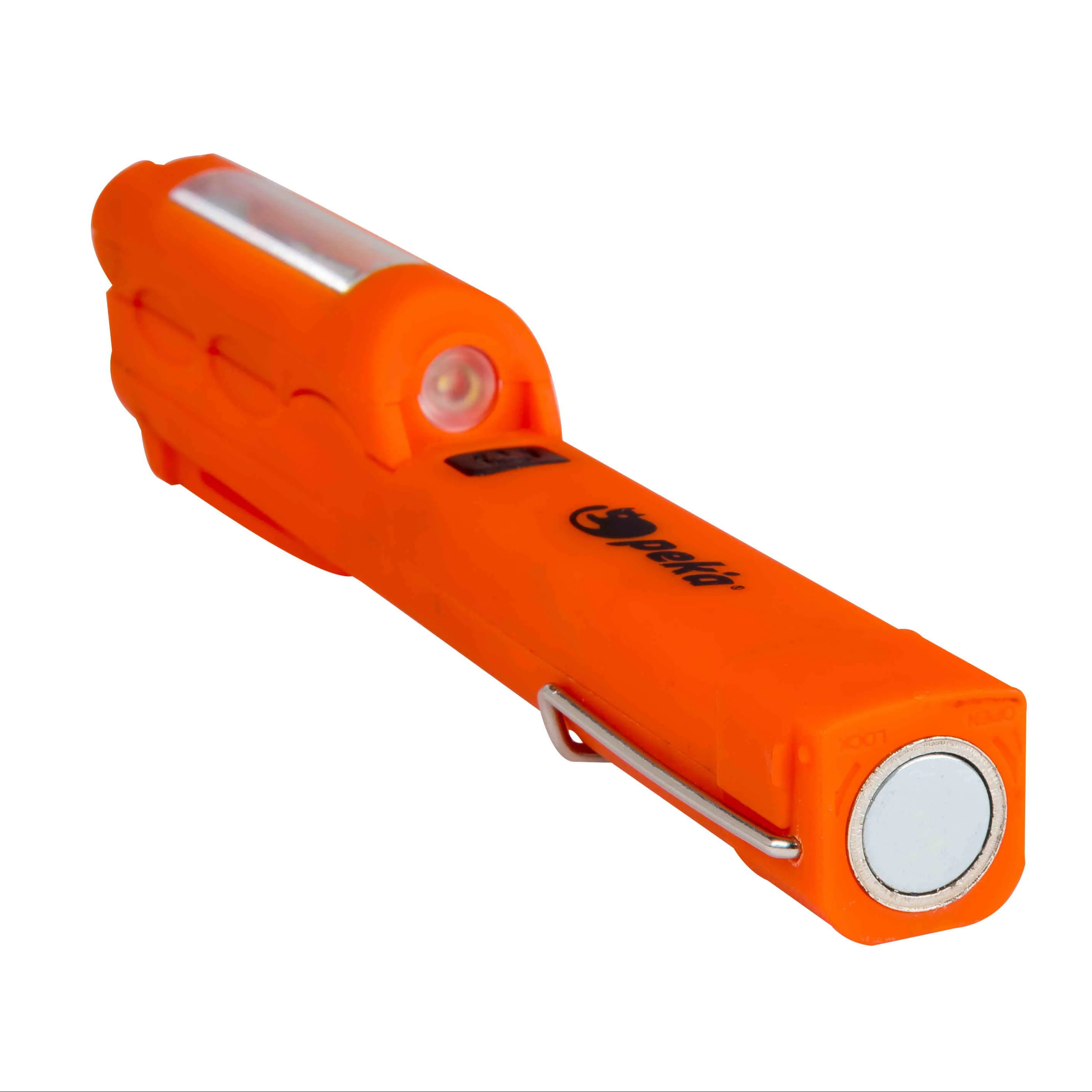 Rechargeable LED penlight with dual light source 5W Flexible Work Flashlight Magnetic Flashlight