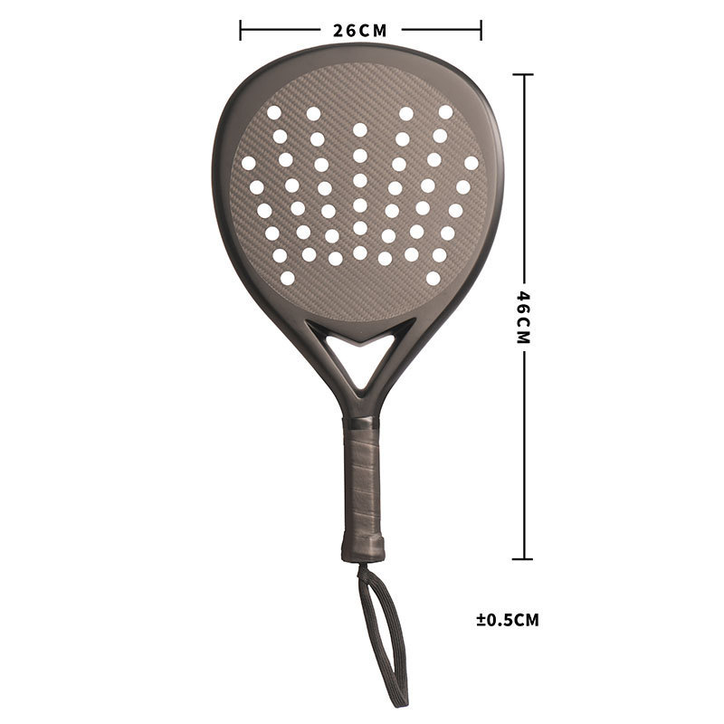 2023 Professional Custom Paddle Tennis Racket Popular Full Carbon Fiber 3K 12K 18K Paddle Padel Racquets