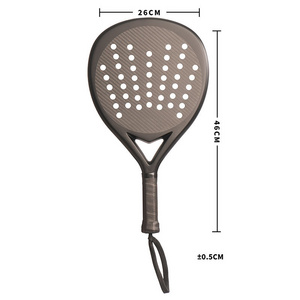 2023 Professional Custom Paddle Tennis Racket Popular Full Carbon Fiber 3K 12K 18K Paddle Padel Racquets