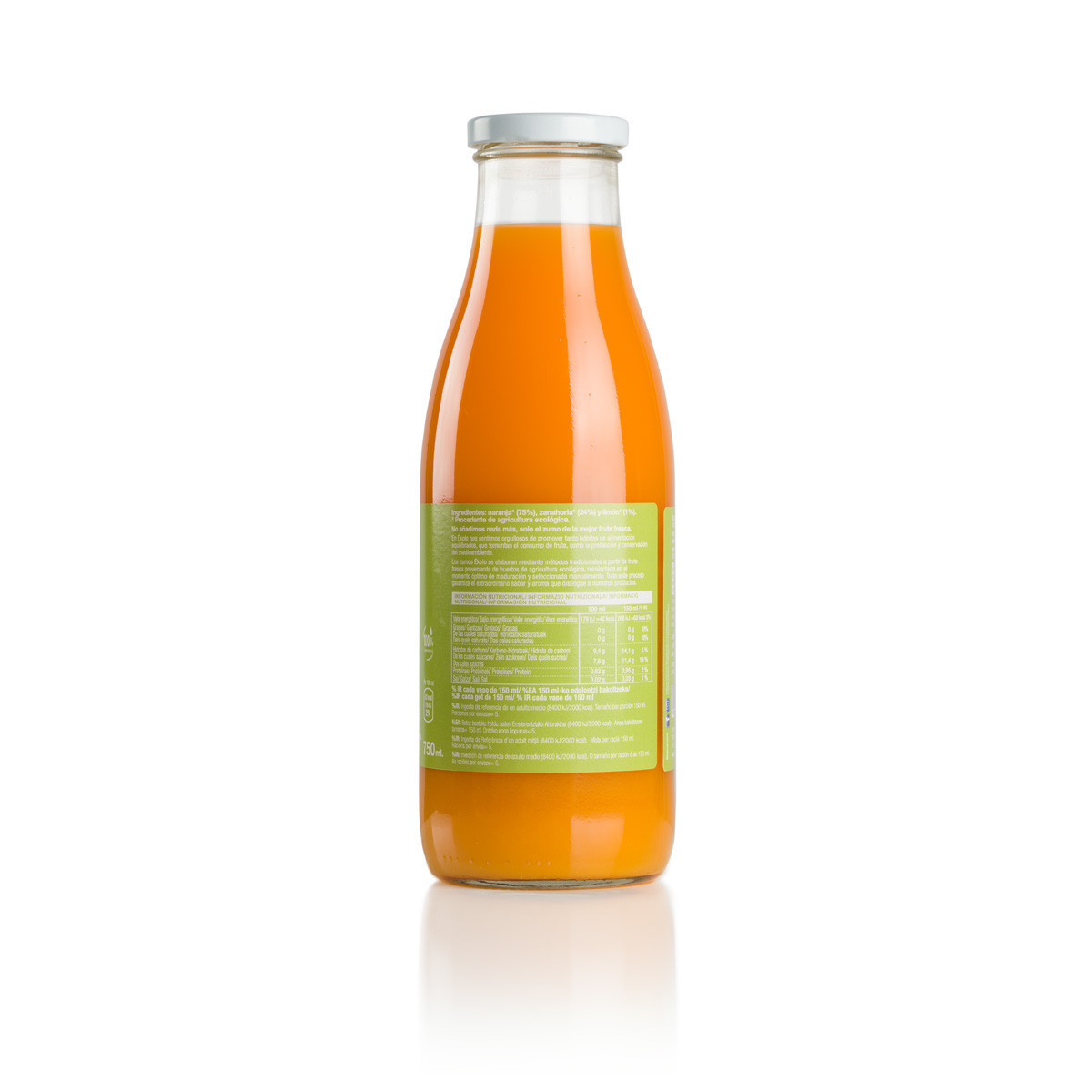 Orange and Carrot Juice 750 ml BIO Organic