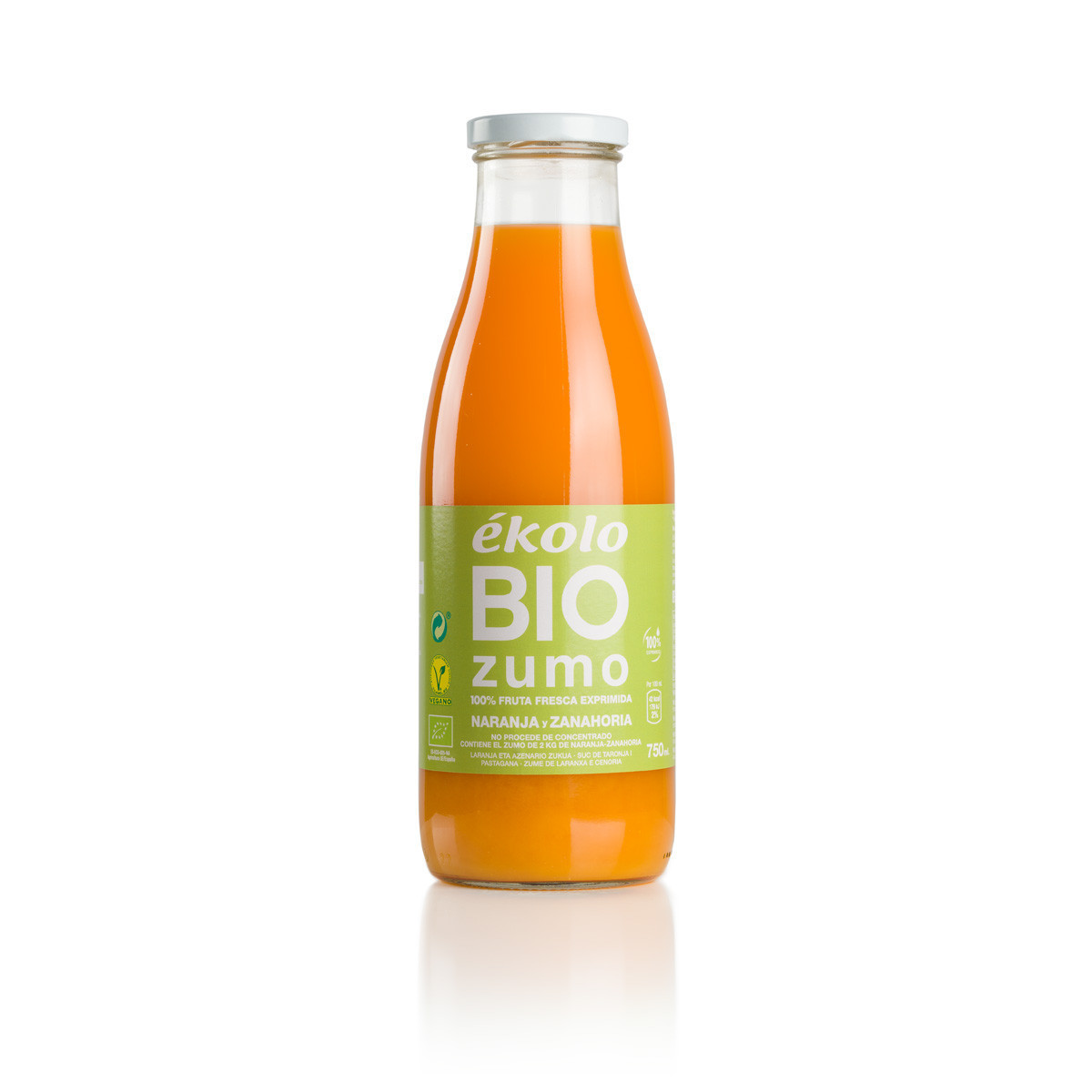 Orange and Carrot Juice 750 ml BIO Organic