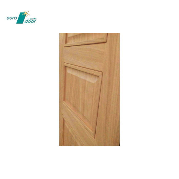 Top quality Spanish timber internal panel door Cherry veneer square rebated beading fireproof for homes