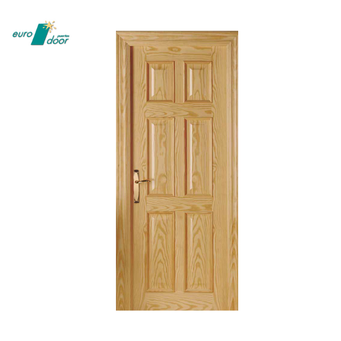 Best quality Spanish timber traditional style internal door Pine veneer classic beading glazed and solid door for houses