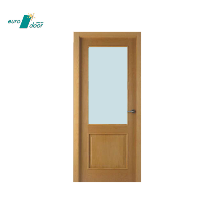 High quality Spanish timber internal Steamed beech door raised and fielded panels with square beading for sale