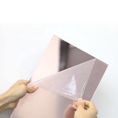 Eyeshine Flexible plastic Mirror Sheet home decor panel Perspex Rose Gold Silver Pink golden mirror acrylic sheets