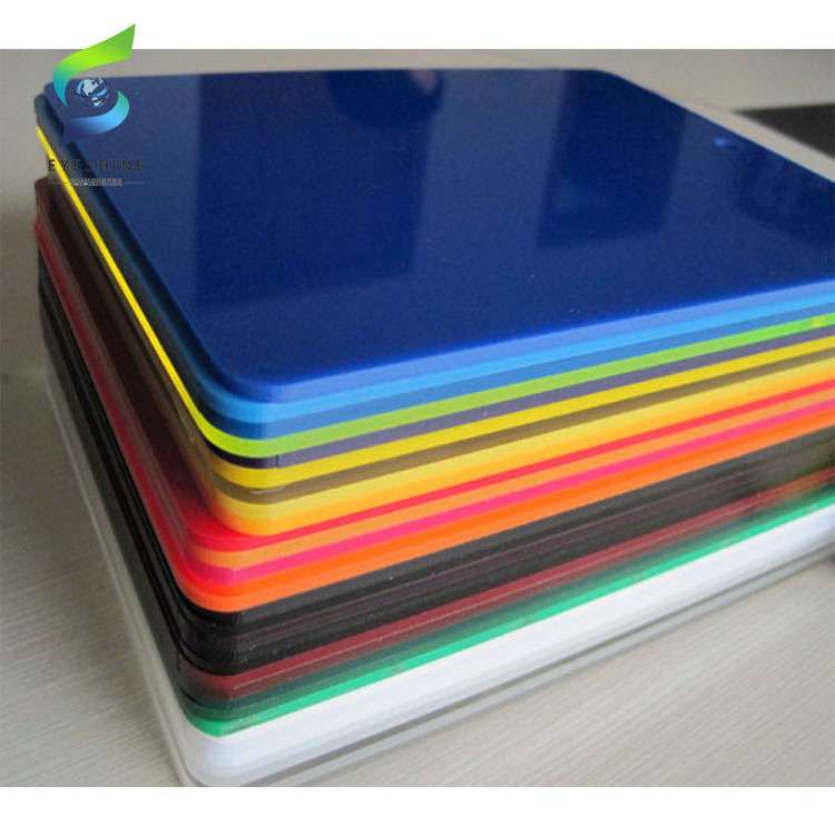 Eyeshine transparent acrylic panel coloured 3mm 4mm 8mm perspex 2 inch thick 8x4 feet clear acrylic sheet