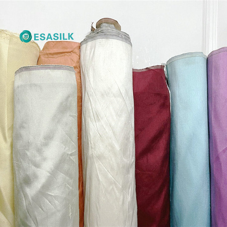 16mm 100% silk dupion fabric silk shantung fabric dupioni silk fabric for wedding dress