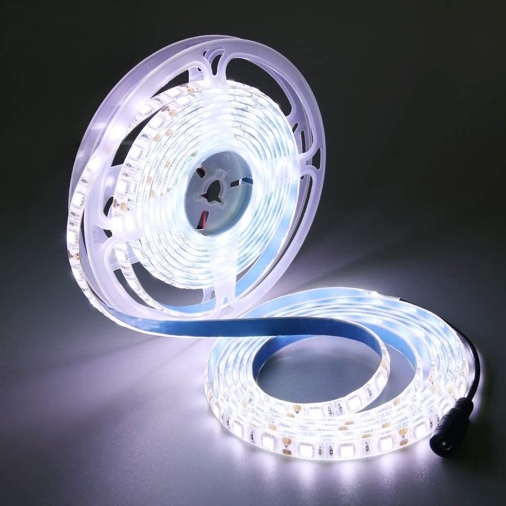 eSann shenzhen Heat Resistant Single Color White 300 Leds SMD 5050 DC 12V Flexible Waterproof IP65 Led Strip Light