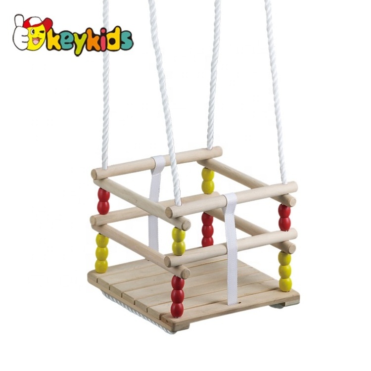 Safe indoor and outdoor canvas hanging swing for baby W01D205