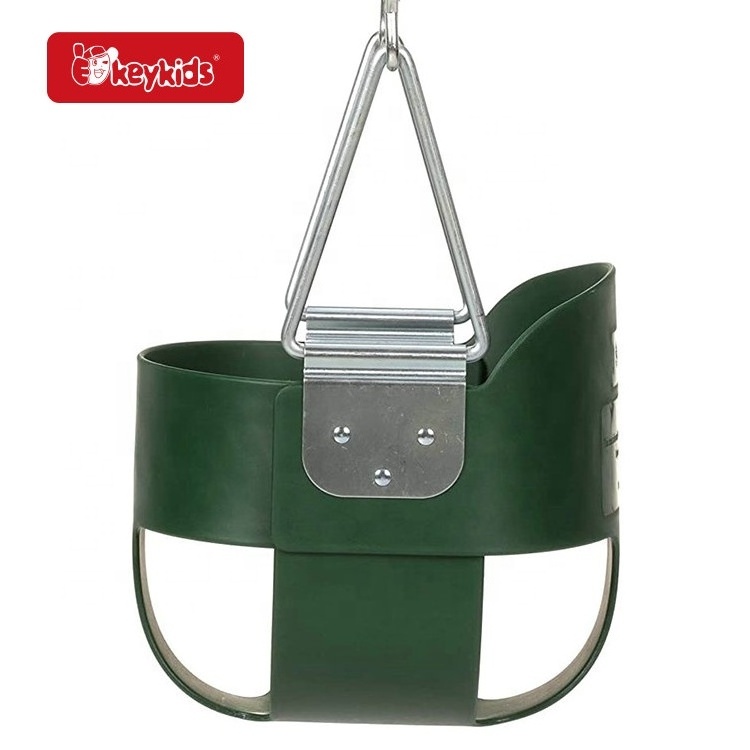 Outdoor Playground Full Bucket Swing Seat for Toddlers W01D293