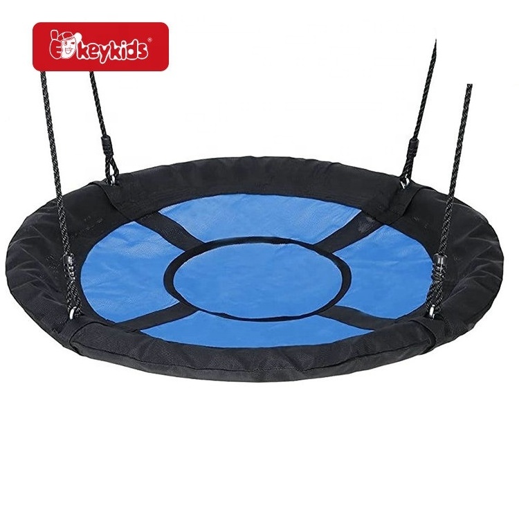 Large Round Flying Saucer Tree Swing for Kids Outdoors W01D295