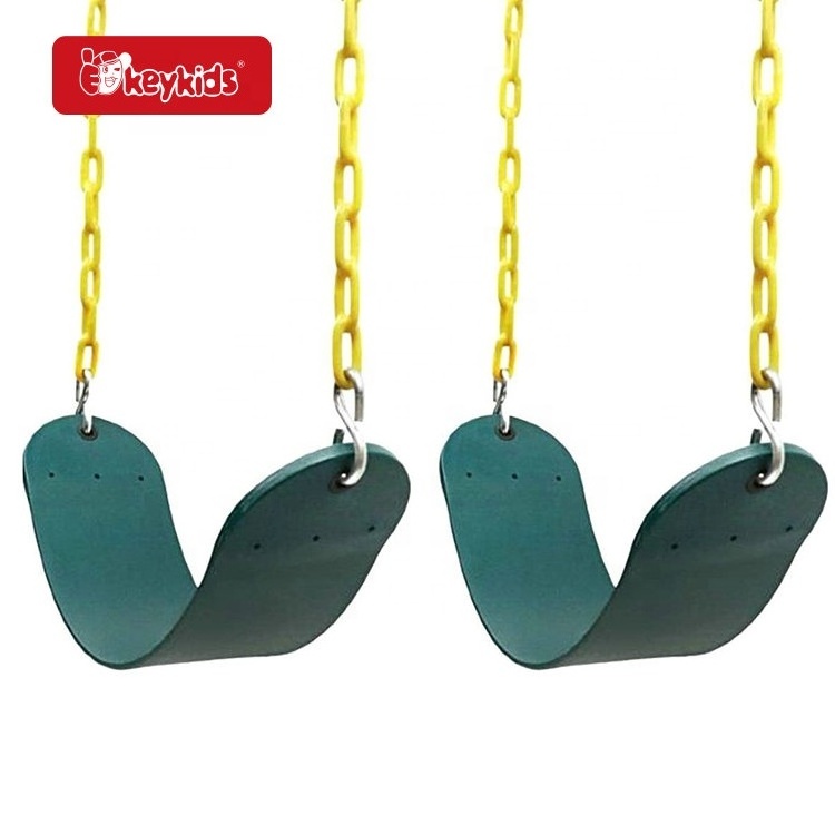 Kids Outdoor Heavy Duty Swing Seat with Anti-Rust Chains W01D296