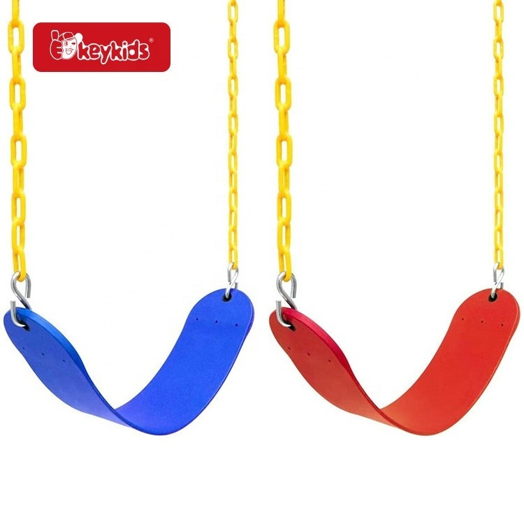 Kids Outdoor Heavy Duty Swing Seat with Anti-Rust Chains W01D296