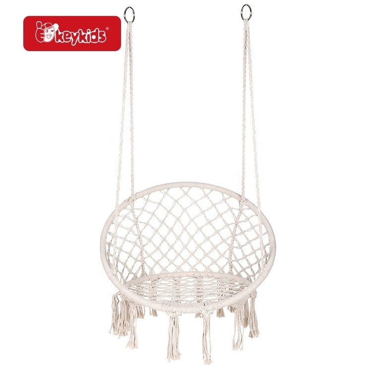 Cotton Rope Hanging Hammock Swing For Bedrooms Balcony W01D303