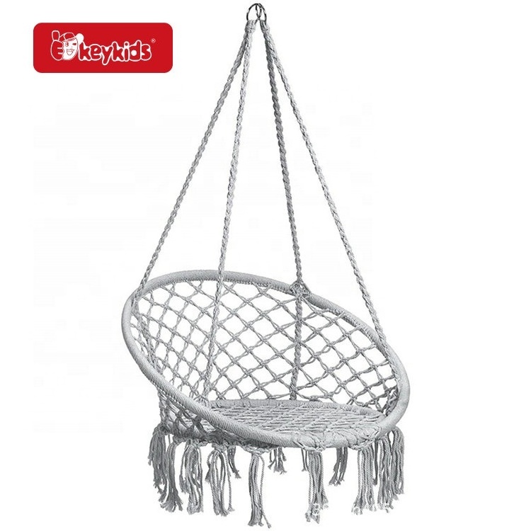 Cotton Rope Hanging Hammock Swing For Bedrooms Balcony W01D303