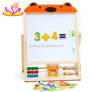 Educational Math wooden counting frame learning toy,Early learning wooden study blackboard toys for christmas W12B084A