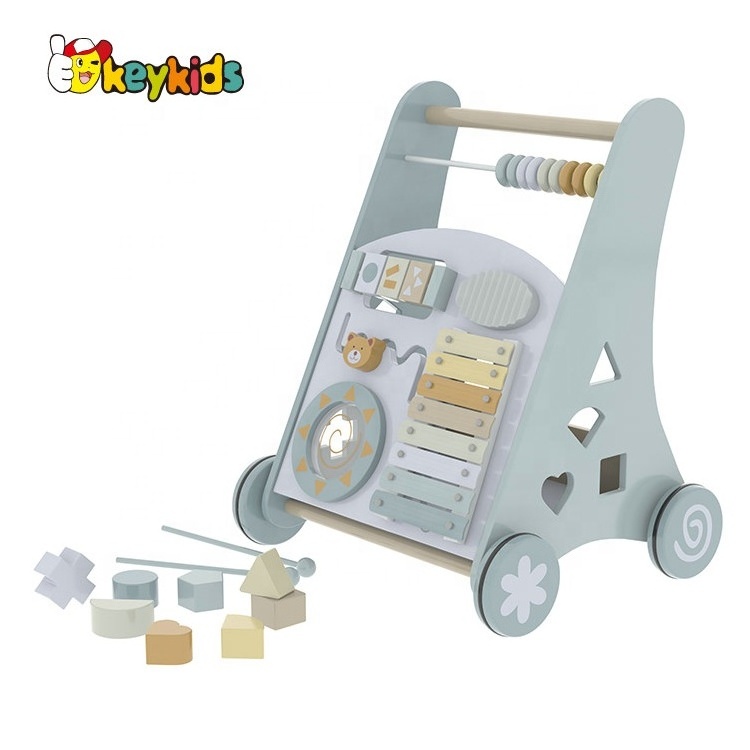 2023 New Arrive Educational Wooden Activity Walker Toys For Babies W08J001J