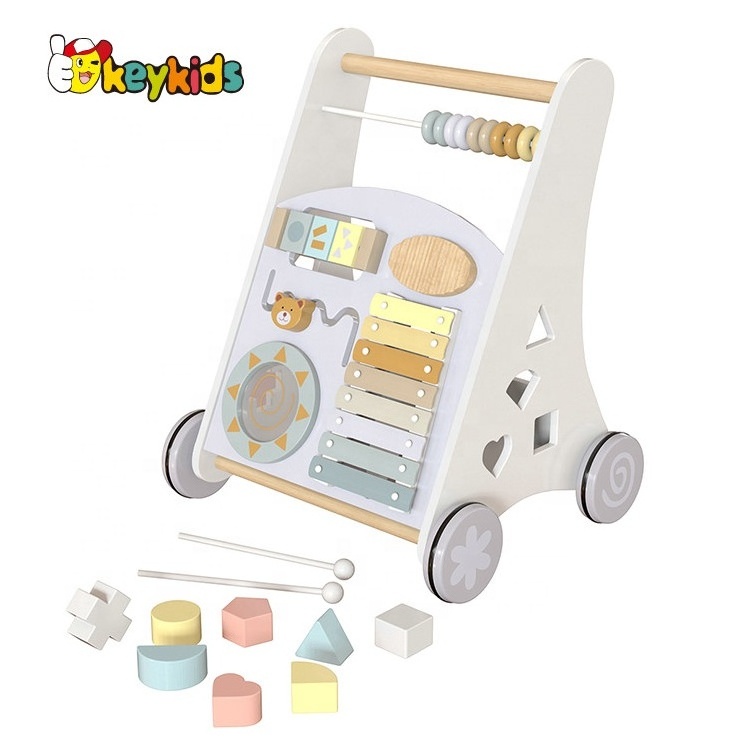 2023 New Arrive Educational Wooden Activity Walker Toys For Babies W08J001J