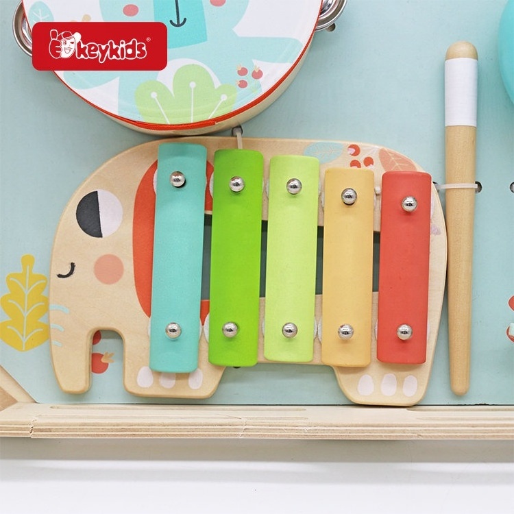 Hot Sale Educational Toy 4 Pcs Wooden Musical Instruments Set For Kids W07A231