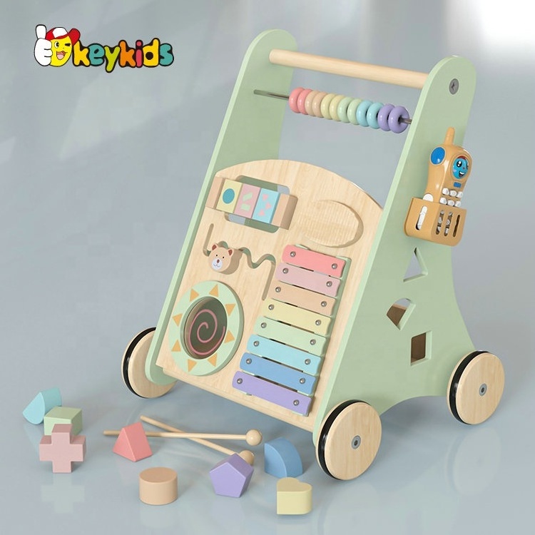 2023 New Arrive Educational Wooden Activity Walker Toys For Babies W08J001J