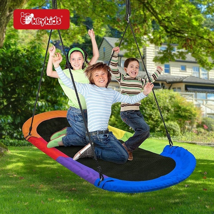 Hanging Tree Swing Saucer Swing for Kids Outdoor W01D299