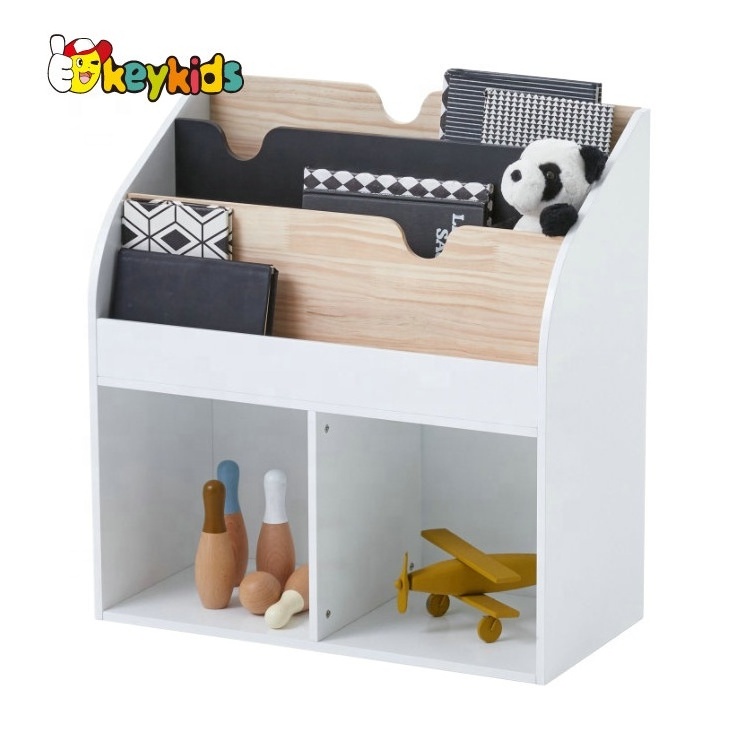 2020 New design children wooden toy storage cabinet with doors W08C289