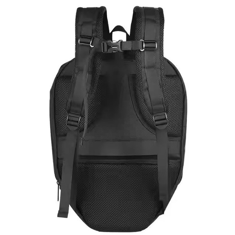 Factory professional custom motorcycle led eye backpack mountain bike travel bag with led lights