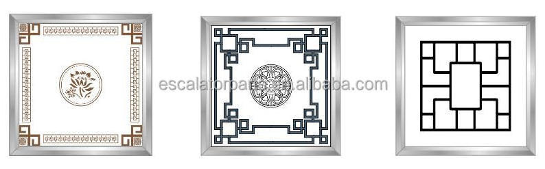 Elevator Decoration Parts Cabin Top Square Ceiling Light